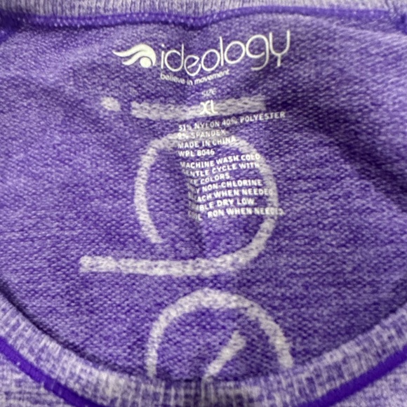 Purple Sport Tee size XL - Picture 2 of 3